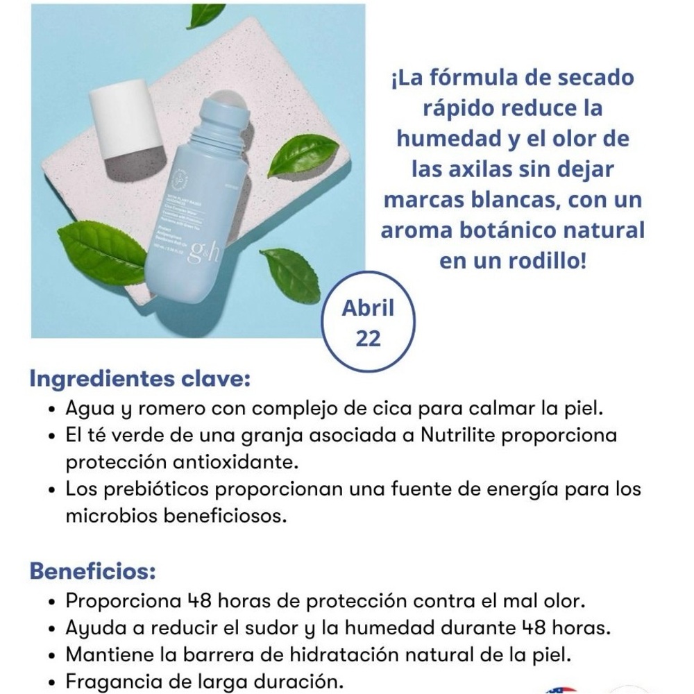 Protect+ Deodorant Roll-On - Blue